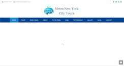 Desktop Screenshot of metronyctours.com